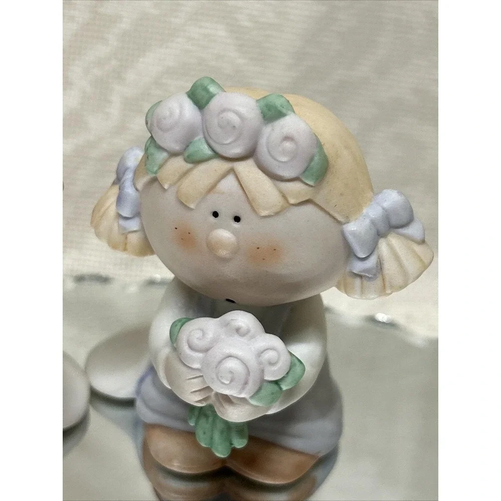 Hand Painted bumpkins bisque